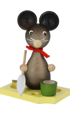 Zenker Tierfiguren*Miniatur Mäusekind mit Schaufel und Eimer, 7 cm, von Ralf