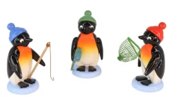 SEIFFENcom by Nestler GmbH Neuheiten | Tierfiguren*Miniatur Pinguine - Angler, 3 - teilig von SEIFFEN.COM