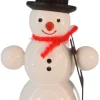SEIFFENcom by Nestler GmbH Weihnachtsfiguren*Miniatur Schneemann mit Leiter, 6 cm von SEIFFEN.COM