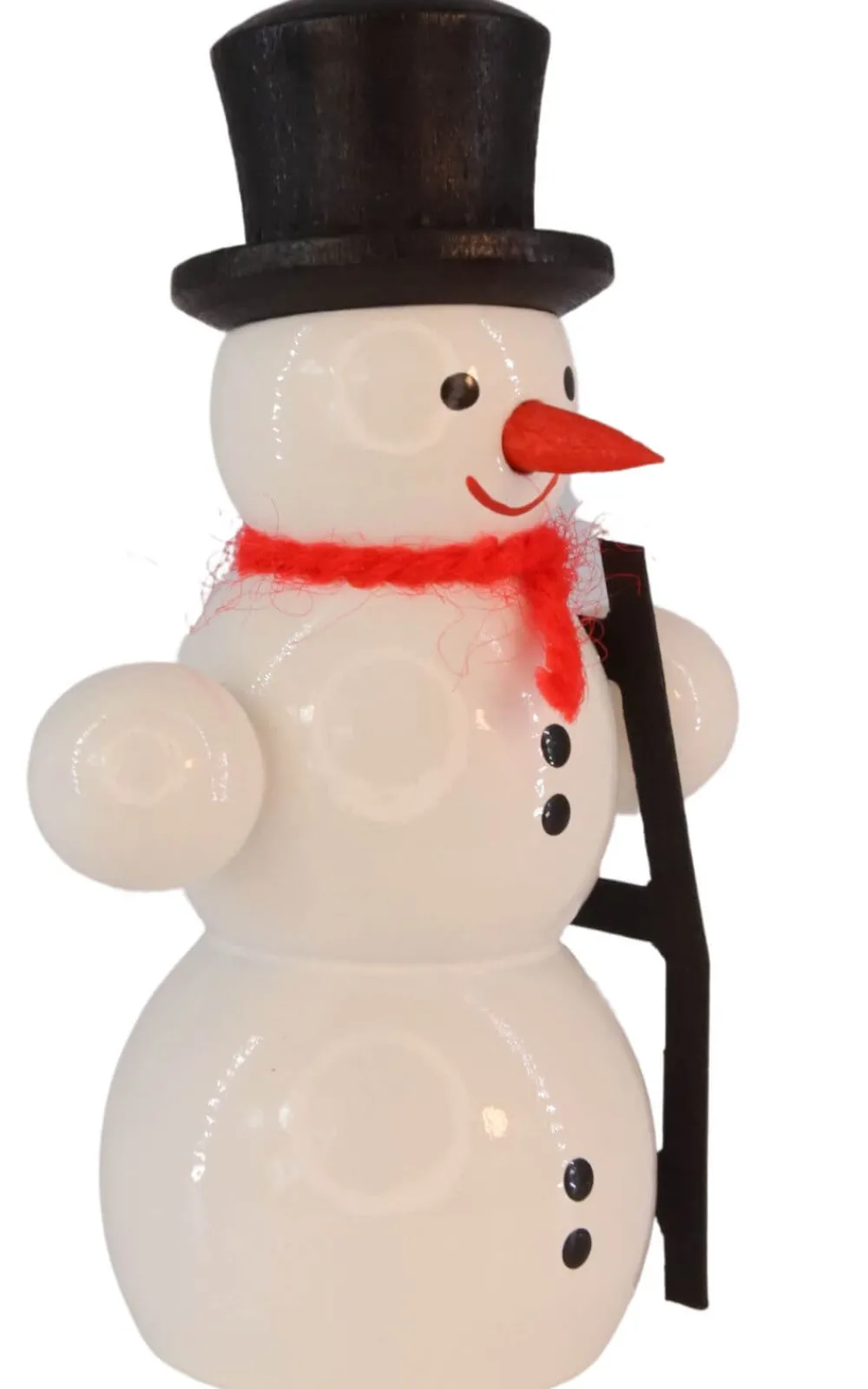 SEIFFENcom by Nestler GmbH Weihnachtsfiguren*Miniatur Schneemann mit Leiter, 6 cm von SEIFFEN.COM