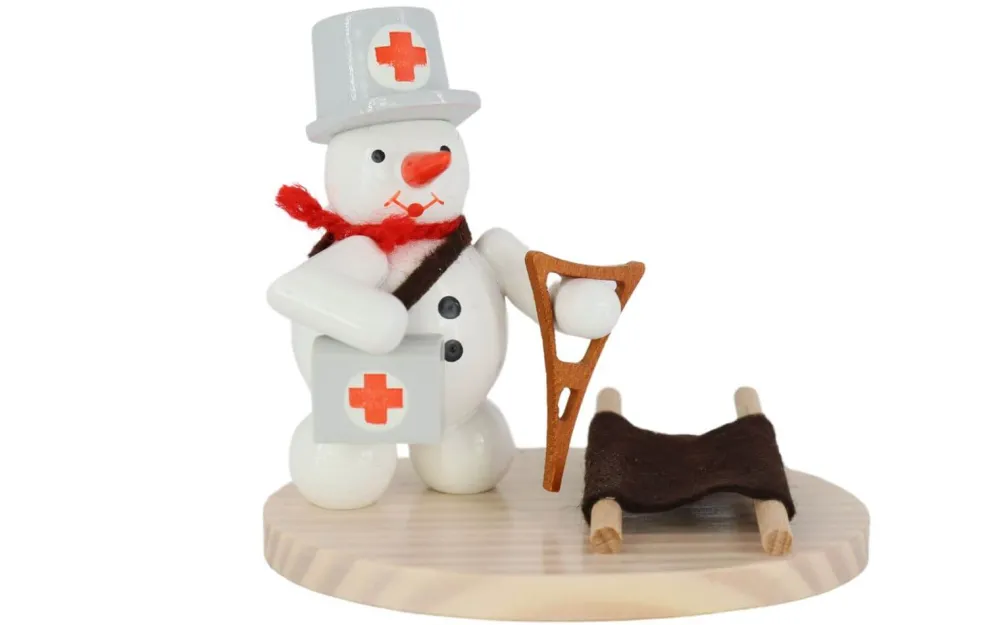 Zenker Miniaturen*Miniatur Schneemann Sanitäter, 7 cm von Ralf
