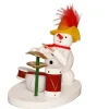 Zenker Miniaturen*Miniatur Schneemann Schlagzeuger, , 8 cm von Ralf