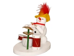 Zenker Miniaturen*Miniatur Schneemann Schlagzeuger, , 8 cm von Ralf