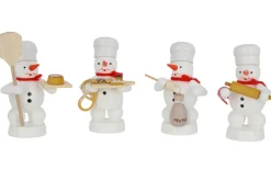 Zenker Miniaturen*Miniatur Schneemannquartett Weihnachtsbäckerei I, von Ralf