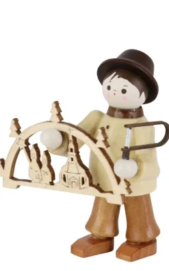 Romy Thiel Romy Thiel Figuren*Miniatur Schwibbogenhändler mit Säge von