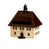 Spielwarenmacher Günther Neuheiten*Miniatur Seiffener Rathaus, 7 cm von