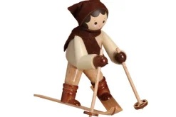 Romy Thiel Neuheiten | Romy Thiel Figuren*Miniatur Ski-Anfängerin Mädchen, von