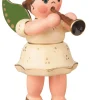 Hubrig Volkskunst Neuheiten | Weihnachtsengel*Miniatur Weihnachtsengel mit Klarinette, 7 cm, von