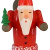 SEIFFENcom by Nestler GmbH Weihnachtsfiguren*Miniatur Weihnachtsmann mit Baum, 6 cm von SEIFFEN.COM