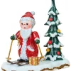 Kinder Hubrig Volkskunst Hubrig Winterkinder*Miniatur Winterkind - Weihnachtsmanngehilfe, 9 cm von