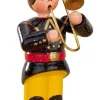 Kinder Hubrig Volkskunst Neuheiten | Hubrig Winterkinder*Miniatur Winterkind Bergmann mit Posaune von