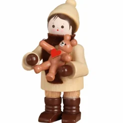 Romy Thiel Romy Thiel Figuren*Miniatur Winterkind Junge mit Teddy von