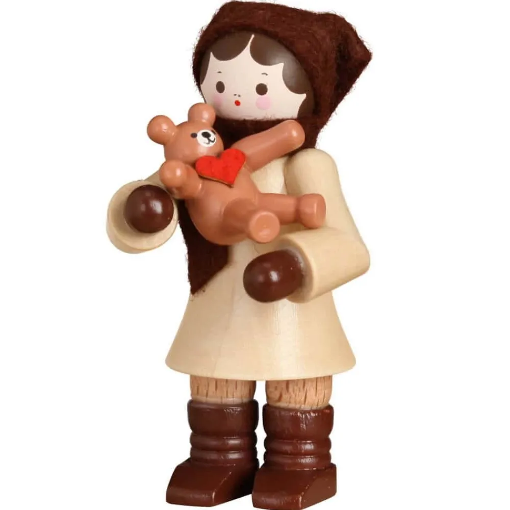 Romy Thiel Romy Thiel Figuren*Miniatur Winterkind Mädchen mit Teddy von