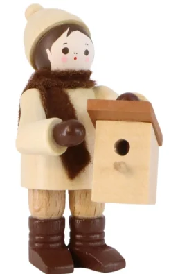 Romy Thiel Romy Thiel Figuren*Miniatur Winterkind mit Starkasten, von