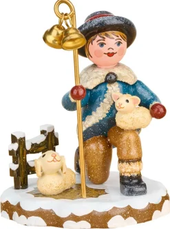 Kinder Hubrig Volkskunst Hubrig Winterkinder*Miniatur Winterkind Sternsinger Hirte von