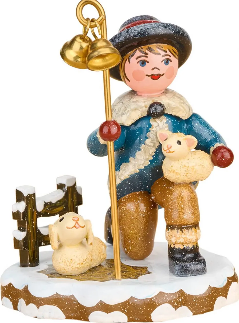 Kinder Hubrig Volkskunst Hubrig Winterkinder*Miniatur Winterkind Sternsinger Hirte von