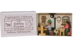 Gunter Flath Miniaturen*Miniatur Zündholzschachtel Drehstube von