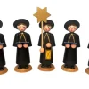 SEIFFENcom by Nestler GmbH Neuheiten*Miniaturen Kurrendefiguren, 5-teilig, schwarz von SEIFFEN.COM