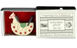 Gunter Flath Miniaturen*Miniatur-Mini-Zündholzschachtel Schaukelpferd
