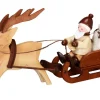 Romy Thiel Neuheiten | Romy Thiel Figuren*Nikolaus mit Rentierschlitten, von
