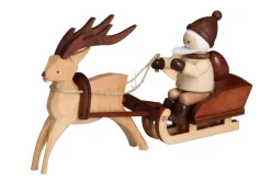 Romy Thiel Neuheiten | Romy Thiel Figuren*Nikolaus mit Rentierschlitten, mini von