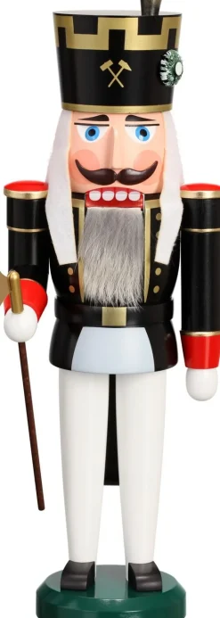 Seiffener Volkskunst eG Bestseller | Nussknacker*Nussknacker Bergakademist - Bergbaustudent, 38 cm von