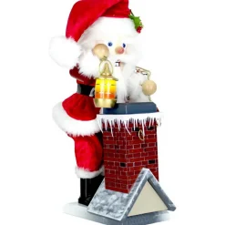 Steinbach Nussknacker Bestseller | Nussknacker*Nussknacker Chimney Santa mit Spieluhr, 43 cm von Steinbach