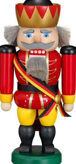 Seiffener Volkskunst eG Nussknacker*Nussknacker Deutscher Typ, 21 cm von