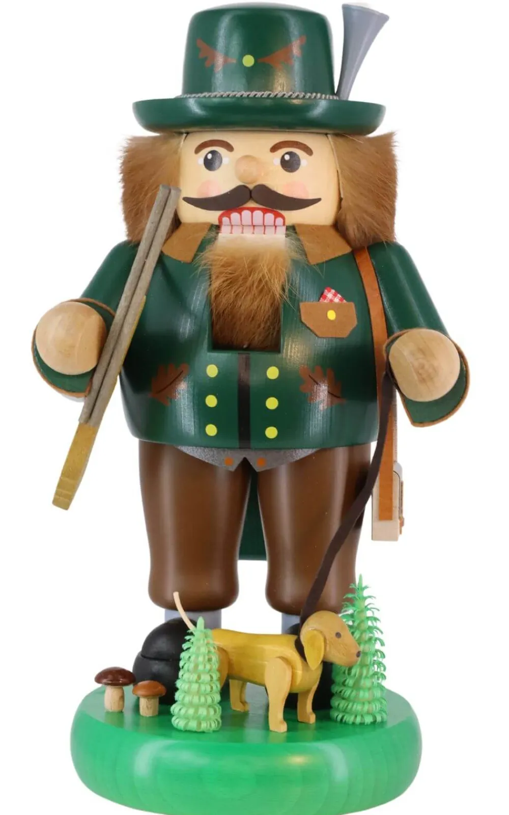 Richard Glässer GmbH Nussknacker*Nussknacker Förster mit Dackel, 33 cm, von Richard Glässer