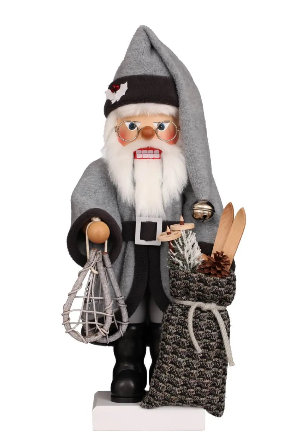 Christian Ulbricht Nussknacker*Nussknacker Grauer Weihnachtsmann, 49 cm von
