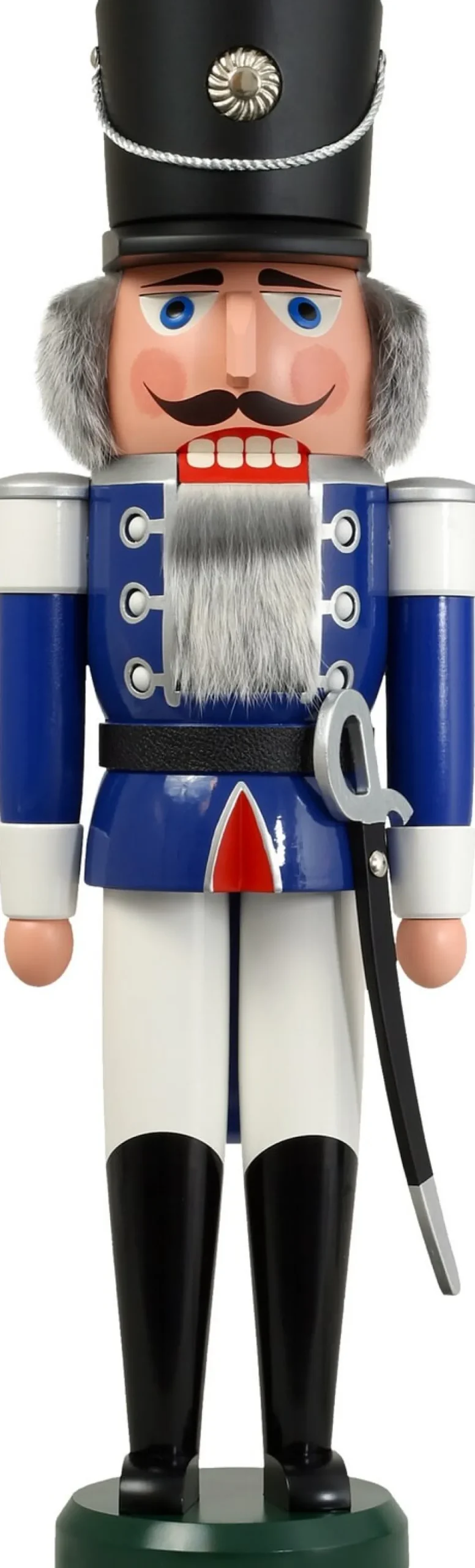 Seiffener Volkskunst eG Nussknacker*Nussknacker Husar, , 60 cm von