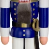 Seiffener Volkskunst eG Neuheiten | Nussknacker*Nussknacker Husar, blau, 28 cm von