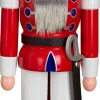 Seiffener Volkskunst eG Neuheiten | Nussknacker*Nussknacker Husar, rot, 50 cm von