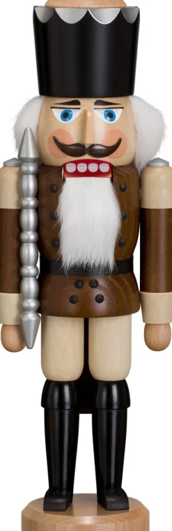 Seiffener Volkskunst eG Nussknacker*Nussknacker König, braun, 39 cm von