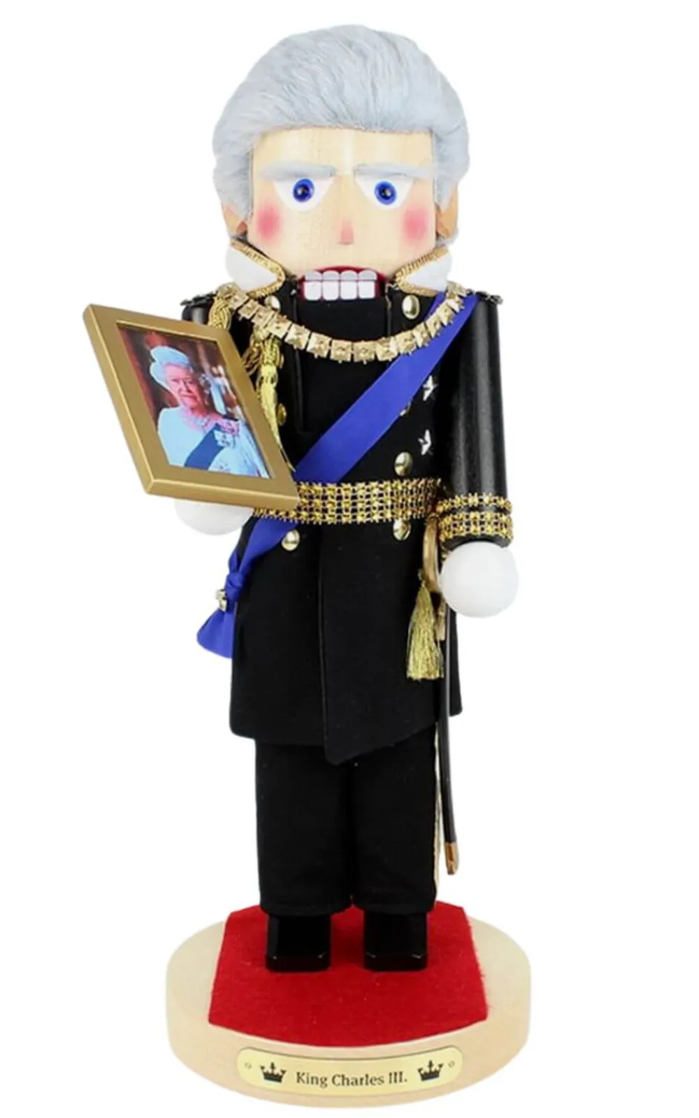 Steinbach Nussknacker Bestseller | Auslaufartikel*Nussknacker König Charles III. von England, 40 cm von Steinbach
