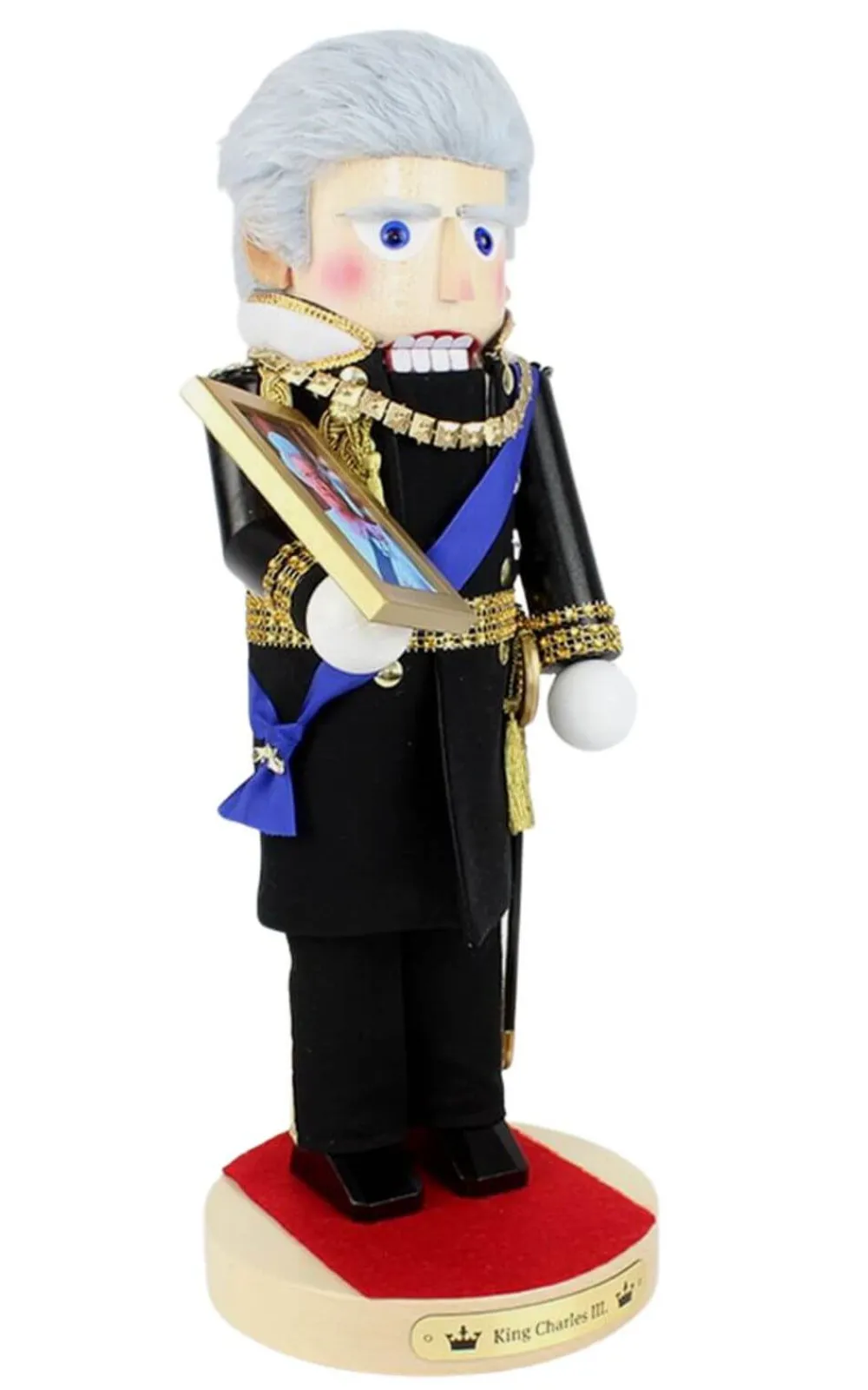 Steinbach Nussknacker Bestseller | Auslaufartikel*Nussknacker König Charles III. von England, 40 cm von Steinbach