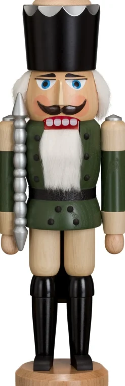 Seiffener Volkskunst eG Nussknacker*Nussknacker König, grün, 39 cm von