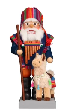 Christian Ulbricht Nussknacker*Nussknacker Lama Santa, 44 cm von