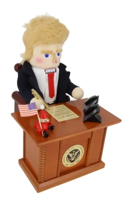Steinbach Nussknacker Nussknacker*Nussknacker Präsident Trump am Schreibtisch im Oval Office - ein Stück Geschichte von Steinbach