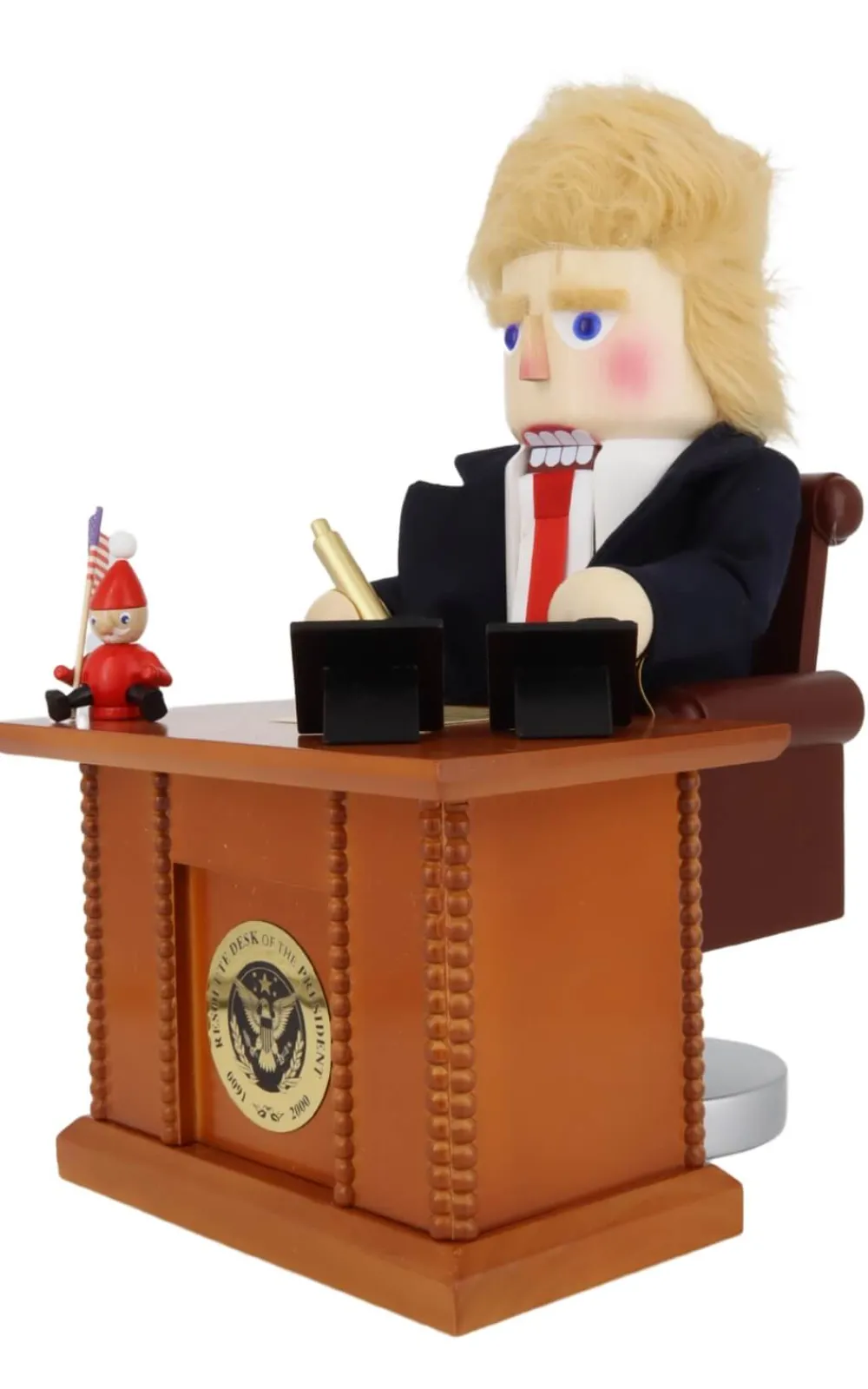 Steinbach Nussknacker Nussknacker*Nussknacker Präsident Trump am Schreibtisch im Oval Office - ein Stück Geschichte von Steinbach