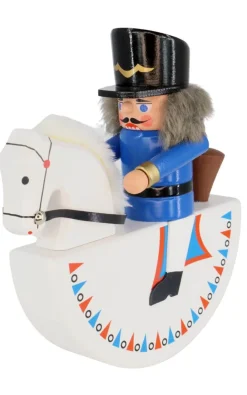 Legler Holz- und Drechslerwaren HODREWA Nussknacker*Nussknacker Reiterlein Husar blau, 13 cm von Legler