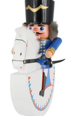 Legler Holz- und Drechslerwaren HODREWA Nussknacker*Nussknacker Reiterlein Husar blau, 22 cm von Legler
