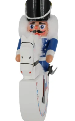 Legler Holz- und Drechslerwaren HODREWA Nussknacker*Nussknacker Reiterlein Husar blau, 27 cm von Legler