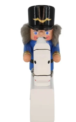 Legler Holz- und Drechslerwaren HODREWA Nussknacker*Nussknacker Reiterlein Husar blau, 13 cm von Legler
