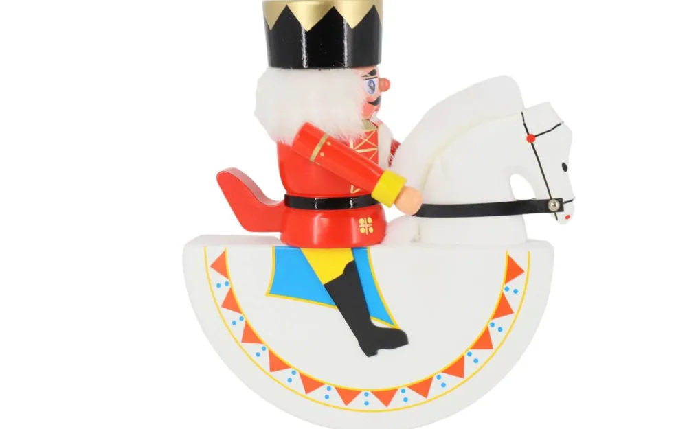 Legler Holz- und Drechslerwaren HODREWA Nussknacker*Nussknacker Reiterlein König, 19 cm von Legler