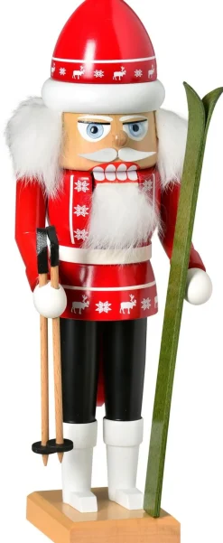 KWO Nussknacker*Nussknacker Skifahrer, 29 cm von
