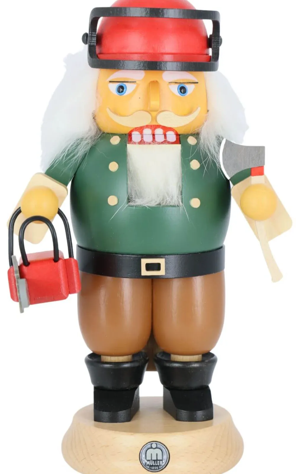 Müller Kleinkunst Nussknacker*Nussknacker Waldarbeiter, 23 cm von