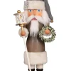 Christian Ulbricht Nussknacker*Nussknacker Weihnachtsmann mit Kranz, 41 cm von