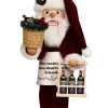 Christian Ulbricht Nussknacker*Nussknacker Weihnachtsmann Weinlese, 48 cm von