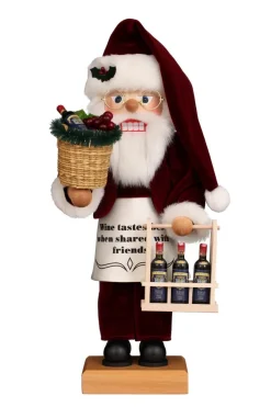 Christian Ulbricht Nussknacker*Nussknacker Weihnachtsmann Weinlese, 48 cm von